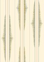 Boho ikat stripes cream and dusty blue pattern Plakat Plakat / 100x150cm