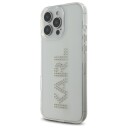 Karl Lagerfeld KLHCP16XHKLSTDCT iPhone 16 Pro Max 6.9" Clear Hard Case IML Rhinestones Logo