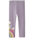 Name It Leggings - NmfOmma - Peppa Gris - Lavender Grå - Name It - 1½ år (86) - Leggings - Lilla