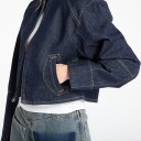 Calvin Klein Jeans Zip Denim Jacket Ck Classic Rins   Navy   XXS