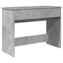  Sminkebord med speil betonggrå 100x45x76 cm