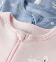 Name It Nbfnightsuit 2P Zip Ff Swan Noos Pink 56