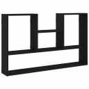 vidaXL Vegghylle svart eik 99x15x60 cm konstruert tre