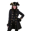 Thetru B.v. Piratkåpe Dame Svart Deluxe X-Small 1857-0100-00XS