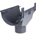 11" x 75 mm ekspansjonsfuge grafitt Plastmo gray