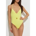 Balmain Dame Svømmetøy Gul M,
