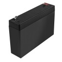 Green Cell 6V AGM39 Blysyrebatteri 7.2 Ah - Vedlikeholdsfritt Svart