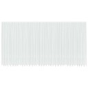  Gardiner med gardiner Hvit 500x100cm Polyester