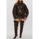 Dsquared2 Dame Jakker Brun 2XS,