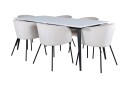 Venture Home Jimmy Matgruppe 195 cm Rektangulær med 6 Berit stoler Beige