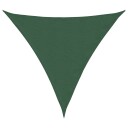 vidaXL Solseil mørkegrønn 2x2x2 m 100 % polyester oxford