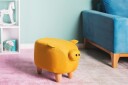 Piggy Sittepuff 50 cm   Gul
