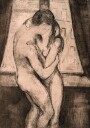 The Kiss By Edvard Munch Plakat Plakat / 100x150cm