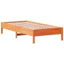  Sengeramme uten madrass voksbrun 90x200 cm heltre furu 8721012428744