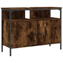  Servantskap røkt eik 80x30x60 cm konstruert tre 842443