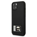 Karl Lagerfeld iPhone 13 Hard Case svart med Ikonisk Patch