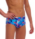 Funkita Badebukser Sidewinder bagasjerom UV50+ Rotete 10 år 140 Badetøy Blå Hvit Rød