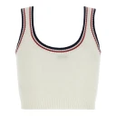 Brunello Cucinelli Dame Topper Hvit XS,