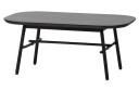 vtwonen Elegance Sofabord, 100x60, Mangotre/Sort Metall