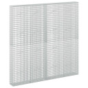vidaXL Gabion med 5 mm tråd og 5x2,5 cm nett 200x20x200 cm