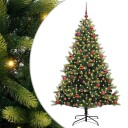  Kunstig hengende juletre med 300 LED lamper grønn 180 cm