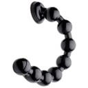 Hosed Snake Thick Analkjede med tall, Medium 49 cm   - Svart