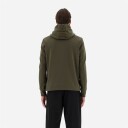 Herno Ultralight Nylon & Fleece Bomber Jacket - Verde Militare Grønn 50