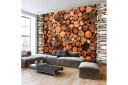 Fototapet Wooden Gate 200x140 - Finnes i flere størrelser