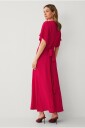 Ellos Collection   Maxikjole med knytbart belte   Rosa