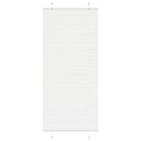  plisségardin Hvit 90x200 cm Stoff Bredde 89,4 Polyester