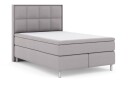 Select No 6 Komplett Sengepakke 140x200 Fast Memory/Pocket Lysegrå/Metallben