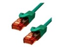 ProXtend - Koblingskabel - RJ-45 (hann) til RJ-45 (hann) - 1.5 m - 6 mm - UTP - CAT 6 - halogenfri, uten hindringer, flertrådet - grønn