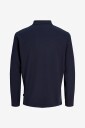 Jack & Jones   Langermet pologenser Jprblaethan Ls Zip Polo   Blå