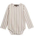 Hanevild Body I/e Striped Summer Sand Hanevild 74 Langermet Body Beige Hvit