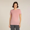 Icebreaker Women'S Merino 150 Tech Lite Iii Short Sleeve Tee Blush S