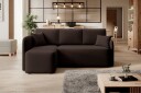 Hadson 3 seter Sofa med Sjeselong   Brun