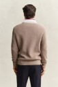 Gant Cotton Merino Rugger   Brown   XL