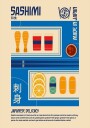 Sashimi Japanese Food Print Plakat / 30x40cm