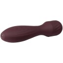 Amaysin Mini Magic Wand Oppladbar Vibrator     - Bordeaux