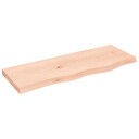 Benkeplate til bad 80x30x4 cm ubehandlet heltre