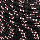  Båttau svart 6 mm 50 m polypropylen