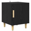  Nattbordskap Svart Eik 40 x 40 x 50 cm Konstruert tre