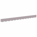 markise valance for 2,5 m ramme lysegrå 2,3x0,2 m