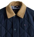Tommy Hilfiger Termojakke   Quiltet   Kontrastkrage   Dark Svart   Tommy Hilfiger   14 år (164)   Termoklær   Blå