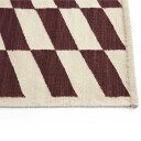 HAY Shift Kelim gulvteppe 170x240 cm Burgundy