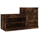 vidaXL Skoskap r?kt eik 100x42x60 cm konstruert tre