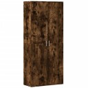  Highboard røkt eik 80x35x180 cm konstruert tre