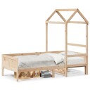  Dagseng med tak 80x200 cm heltre furu