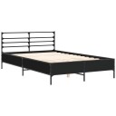  Sengeramme svart 140x200 cm konstruert tre og metall 8721102613388