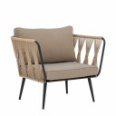 Bloomingville Pavone Loungestol Brun 2 stk